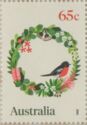 Wreath with Flame Robin