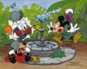 Mickey as Ponce de Leon discovers the Fountain of Youth