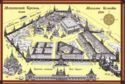 Moscow. Map of the Kremlin