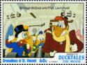 Uncle Scrooge, pilot Launchpad and the Nephews