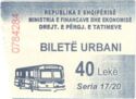 City Bus ticket 2020