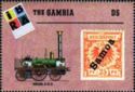 Adler 2-2-2 Locomotive, Samoa Stamp