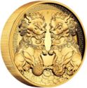 200 Dollars (Double Pixiu Forbidden City Imperial Lion)
