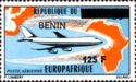 Jet Plane, Maps of Europe and Africa
