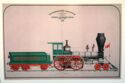 Locomotive engine for passengers. Lowell mashine shop, 1852
