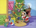 Mickey Mouse as Father Christmas
