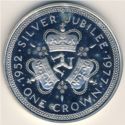 1 Crown (Silver Jubilee - Silver edition)