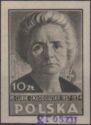 Marie Sklodowska Curie (1867-1934), Groszy Surcharge
