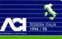 ACI - Tessera Italia 1994/95