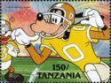 Goofy Dressed as American footballer