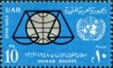 Human Rights, Scales & Globe - UN Emblems