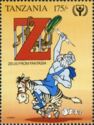 The letter "Z" - Zeus from Fantasia on a Zebra