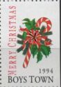 Boys Town 1994 Merry Christmas Candy Stick