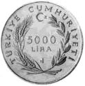 5,000 Lira (World Youth Year)