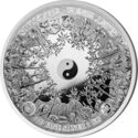 25 Tālā (35 Anniversary Silver Panda coin by the People’s Republic of China)