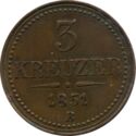 3 Kreuzer (1/40 Thaler - A, B, C, G)