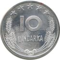 10 Qindarka (25th anniversary of liberation 1944-1969)