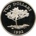 2 Dollars (Cedar tree)