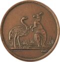 W.J. Taylor "Advance Australia" Token Penny