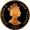 1 Dollar (60th Birthday of Queen Elizabeth - Gold edition)
