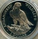 1 Dollar (Peregrine falcon)