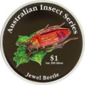 1 Dollar (Australian Insect Series - Jewel Beetle)