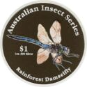 1 Dollar (Australian Insect Series - Rainforest Damselfly)