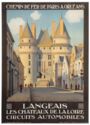 Langeais, Railway Advertisement Poster
