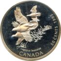 50 Cents (Canadian bird series - White Tailed Ptarmigans)