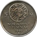 5 Kroner (1000 years of Norwegian coinage)