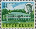 Seychelles Government House overprinted BIOT