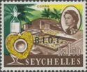 Seychelles Stamp overprinted "B.I.O.T"