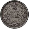 25 Cents (90th Anniversary of Royal Canadian Mint - Matte)
