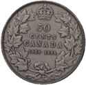 50 Cents (90th Anniversary of Royal Canadian Mint - Matte)