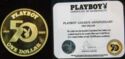 1 Dollar (50th Anniversary Playboy magazine - Silver Gilded)