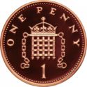 1 Penny (Crowned Portculllis - Non Magnetic)