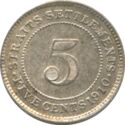 5 Cents (600/1000 silver)