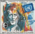 Hommage General DeGaulle 49th Autumn Philatelic Show Paris