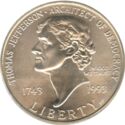 1 Dollar (Thomas Jefferson 250th Anniversary)