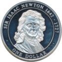 1 Dollar (British History: Sir Isaac Newton)