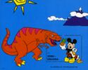 An offering to the Tyrannosaurus Rex - Mickey Mouse, Donald