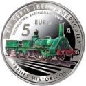5 Euro (XII Serie Historic Railways - Locomotora Barcelona - Mataró)
