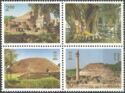 Buddhist Cultural Sites Block of 4