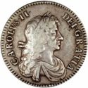 ½ Crown (Charles II)