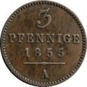3 Pfennig (1/120 Thaler)