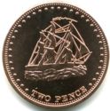 2 Pence (Warship "Julia")