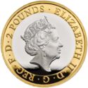 2 Pounds (H.G. Wells - Silver)