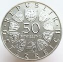 50 Schilling (100th Birth of Dr. Karl Renner, president)