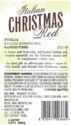 Sangiovese Italian Christmas Red