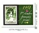 60 years of Philatelic Art. 1951 First French Stamp Prize